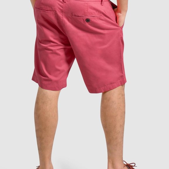 OLGYN Men’s Slim Fit Pink Chino Shorts - Picture 2 of 6
